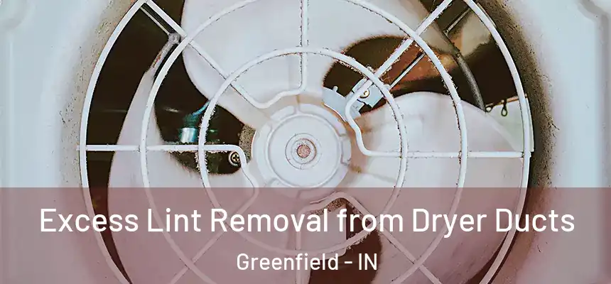  Excess Lint Removal from Dryer Ducts Greenfield - IN